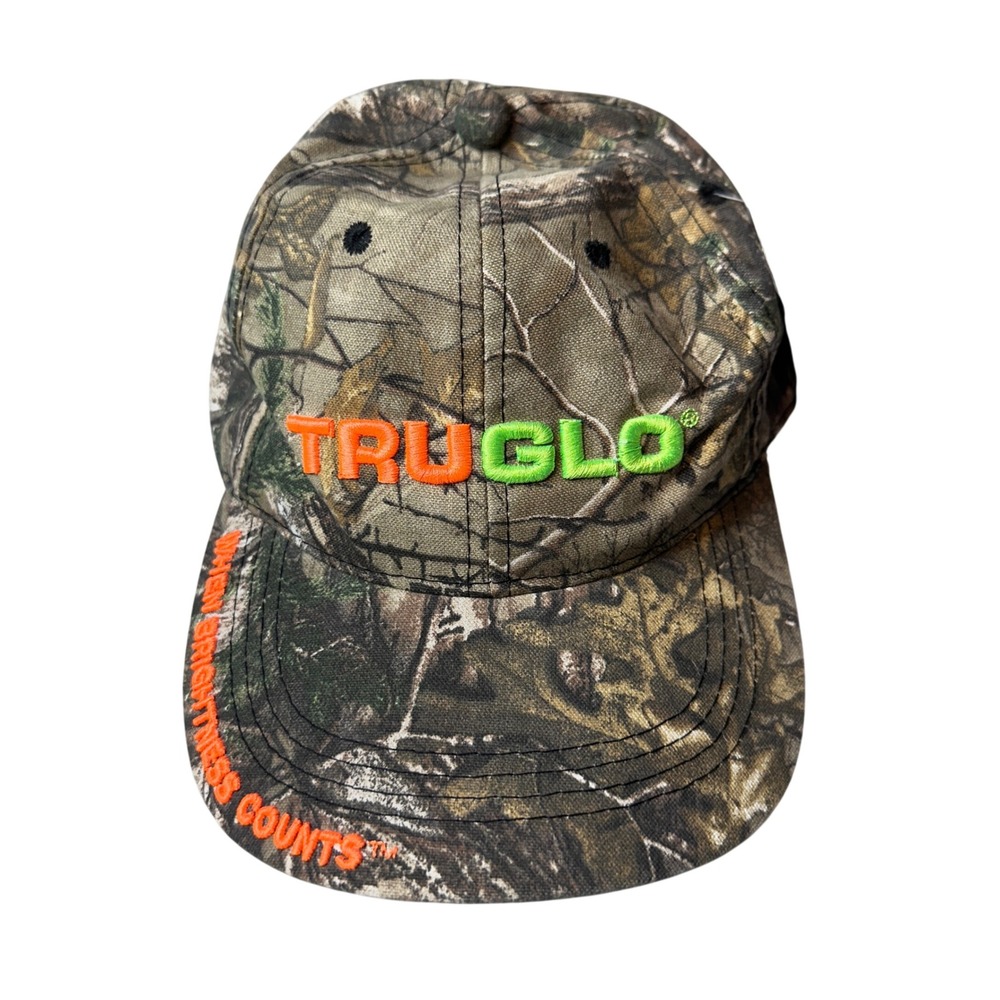 Truglo Hat Mens OSFM Camo Realtree Xtra Green Baseball Cap Hunting Adjustable